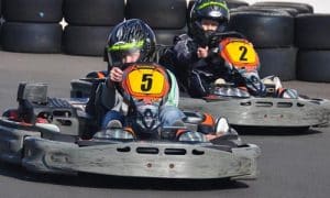 bien prendre un virage en karting