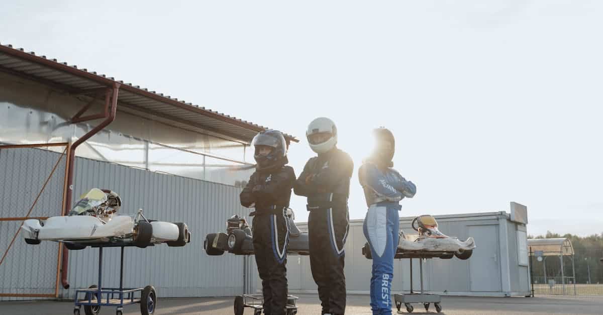 Vitesse sur le circuit de karting : secrets pour accélérer